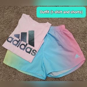 Adidas Girl's Outfit (t-shirt and shorts)